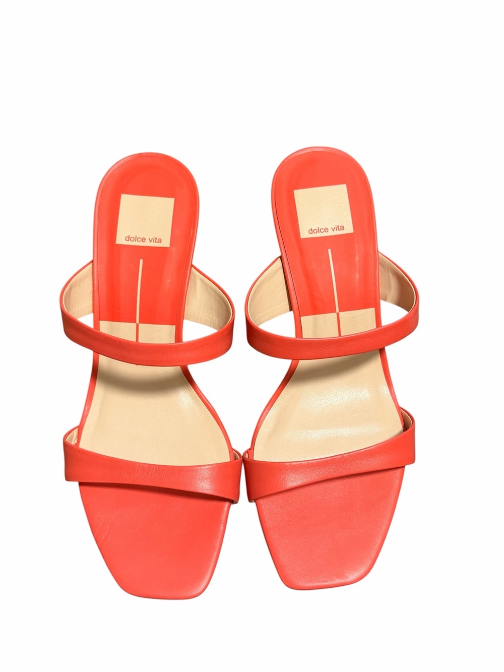 Dolce Vita Coral Strappy Kitten Heel Sandals - Picture 2 of 3